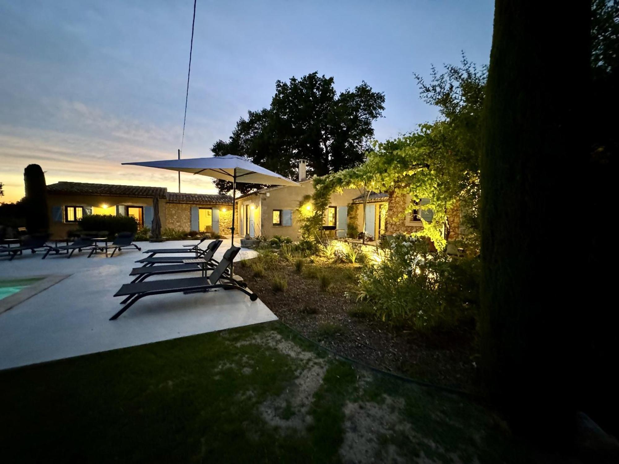 Provencal House With Heated Pool, View Of The Luberon In Robion - Accommodates 12 People. Zewnętrze zdjęcie