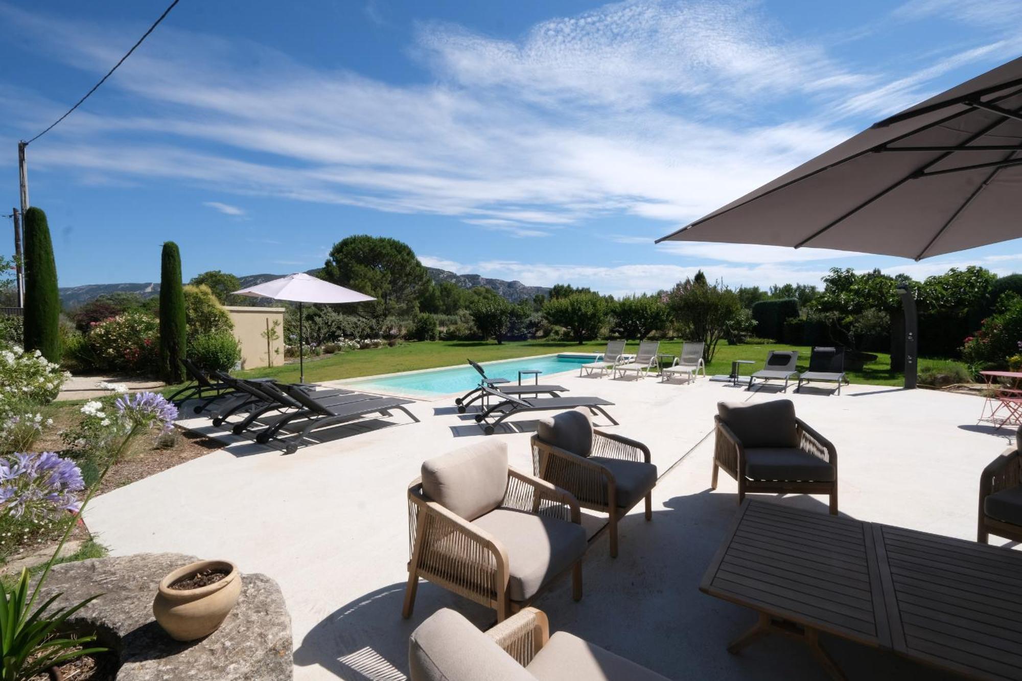 Provencal House With Heated Pool, View Of The Luberon In Robion - Accommodates 12 People. Zewnętrze zdjęcie