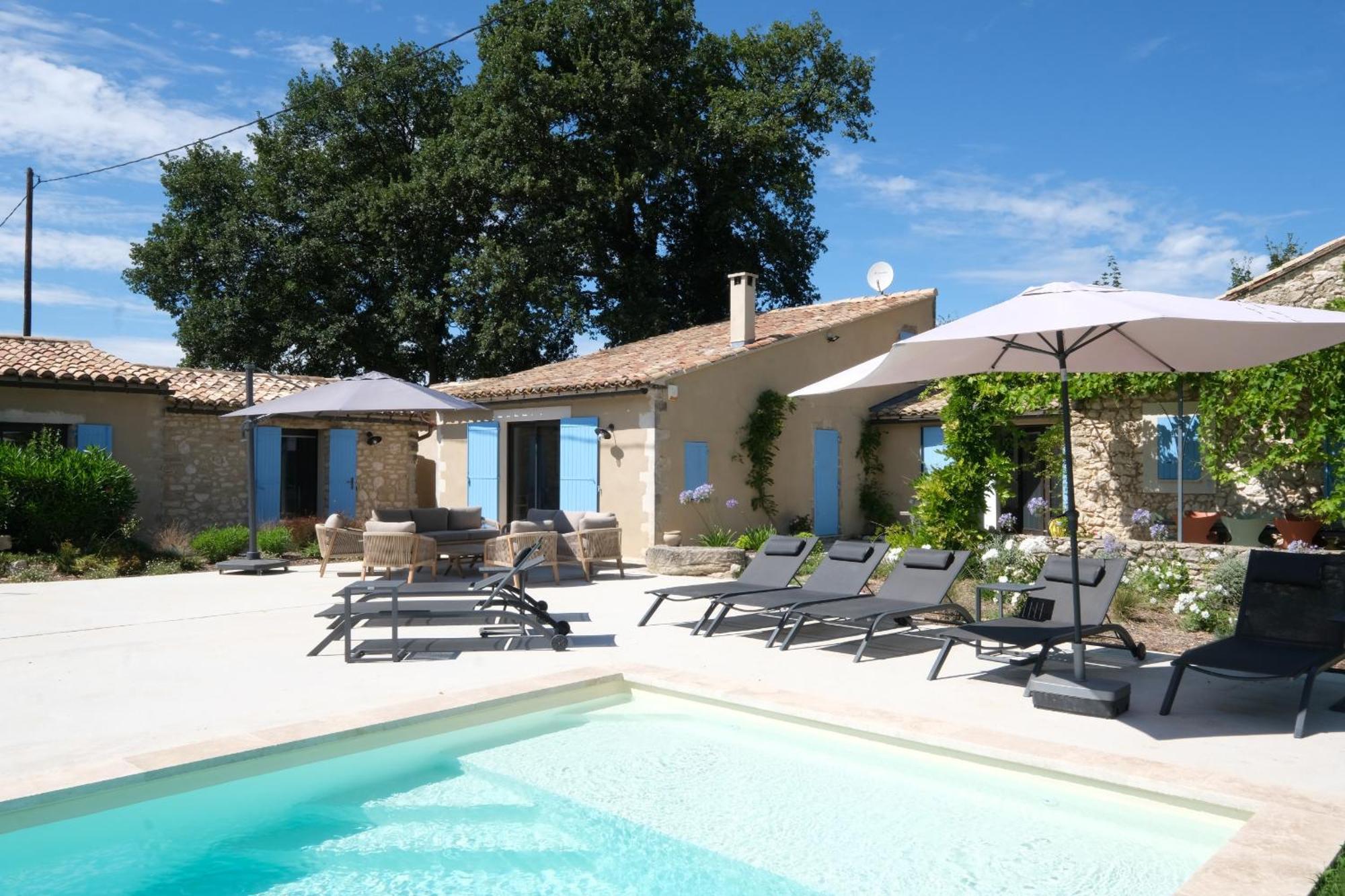 Provencal House With Heated Pool, View Of The Luberon In Robion - Accommodates 12 People. Zewnętrze zdjęcie