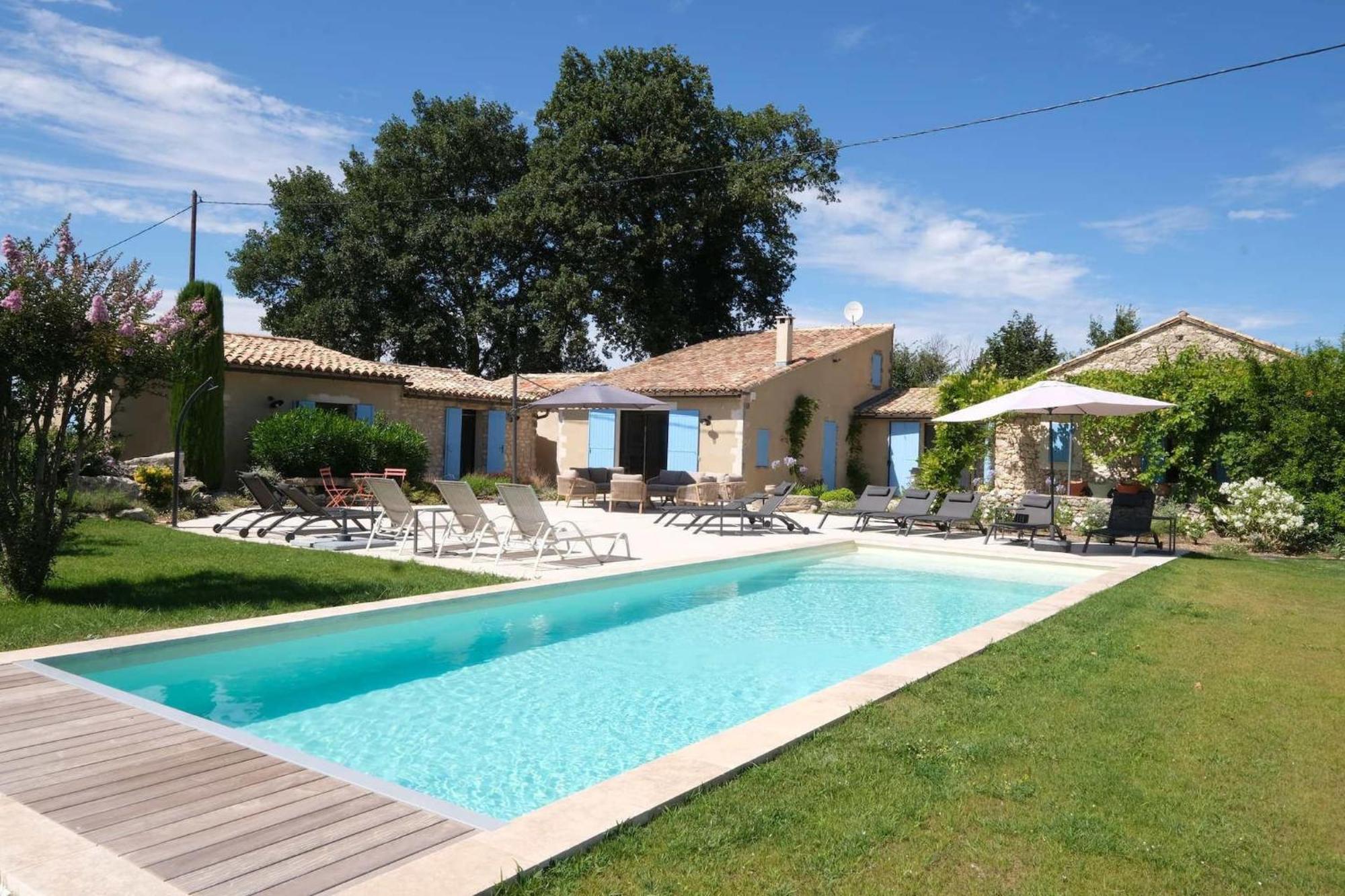 Provencal House With Heated Pool, View Of The Luberon In Robion - Accommodates 12 People. Zewnętrze zdjęcie